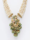 Gold Plated Kundan Embellished Necklace